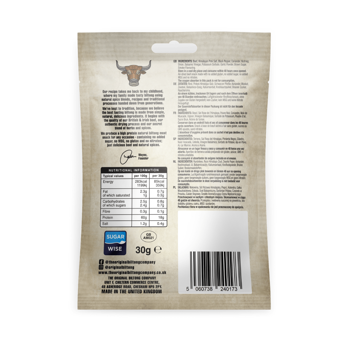 Garlic Biltong - The Original Biltong Company