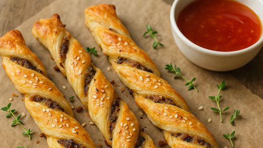Droewors and Sweet Chilli Puff Pastry Twists